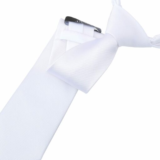 White Plain Twill Tie