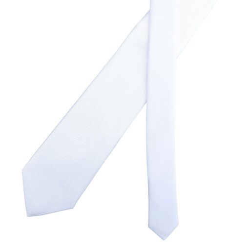 White Plain Twill Tie