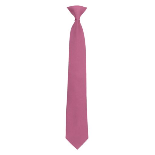 Grape Plain Twill Clip On Tie