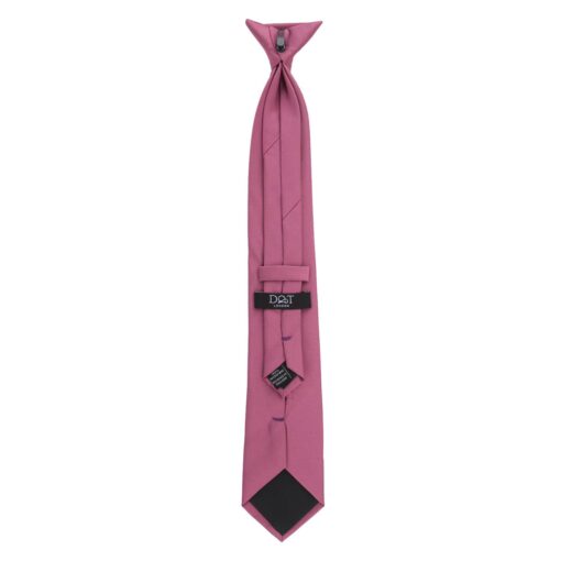 Grape Plain Twill Clip On Tie