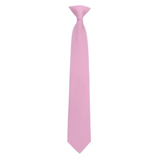 Mauve Plain Twill Clip On Tie