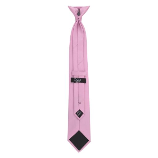 Mauve Plain Twill Clip On Tie