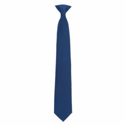 Navy Blue Plain Twill Clip On Tie