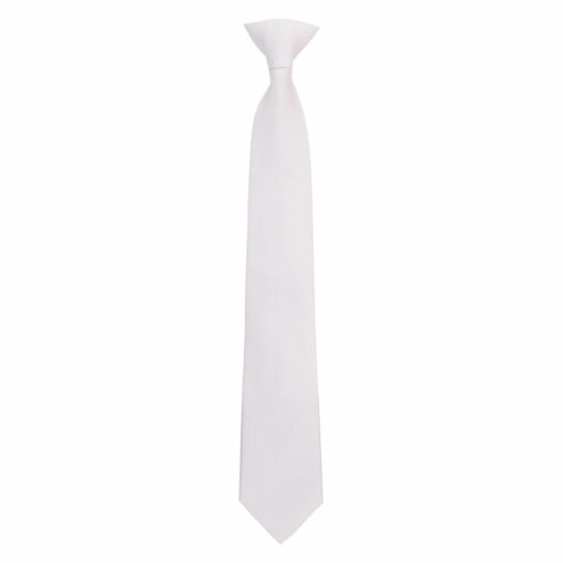 Pink Champagne Plain Twill Clip On Tie