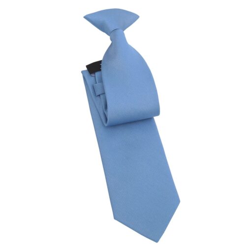 Stormy Weather Plain Twill Clip On Tie