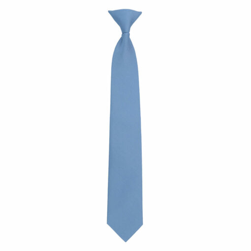 Stormy Weather Plain Twill Clip On Tie