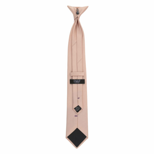 Toasted Almond Plain Twill Clip On Tie