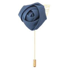 White Plain Twill Lapel Pin