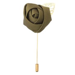 White Plain Twill Lapel Pin