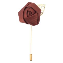 White Plain Twill Lapel Pin