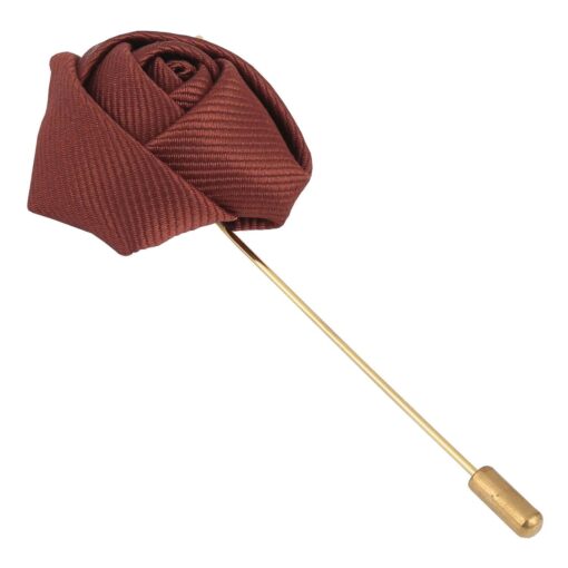 White Plain Twill Lapel Pin