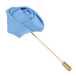 White Plain Twill Lapel Pin