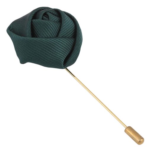 White Plain Twill Lapel Pin