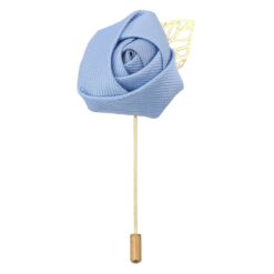 White Plain Twill Lapel Pin