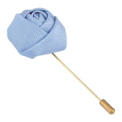 White Plain Twill Lapel Pin
