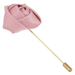 White Plain Twill Lapel Pin