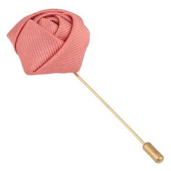 White Plain Twill Lapel Pin
