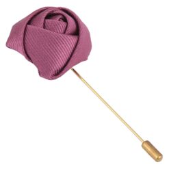 White Plain Twill Lapel Pin