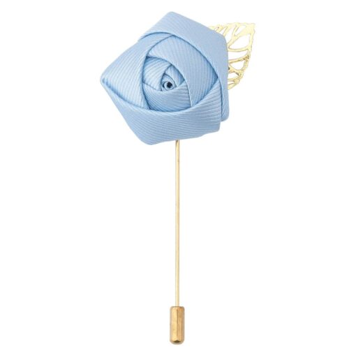 White Plain Twill Lapel Pin