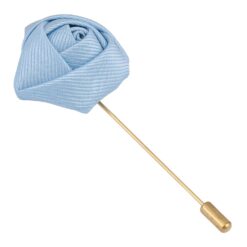 White Plain Twill Lapel Pin