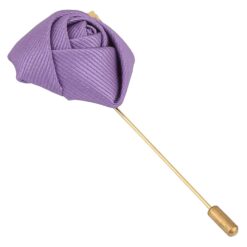 White Plain Twill Lapel Pin
