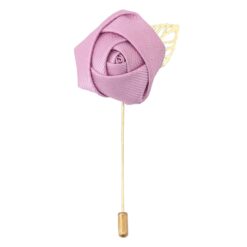 White Plain Twill Lapel Pin