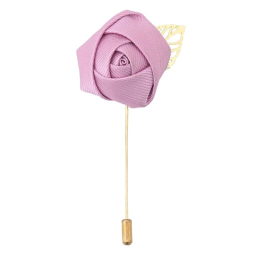 White Plain Twill Lapel Pin
