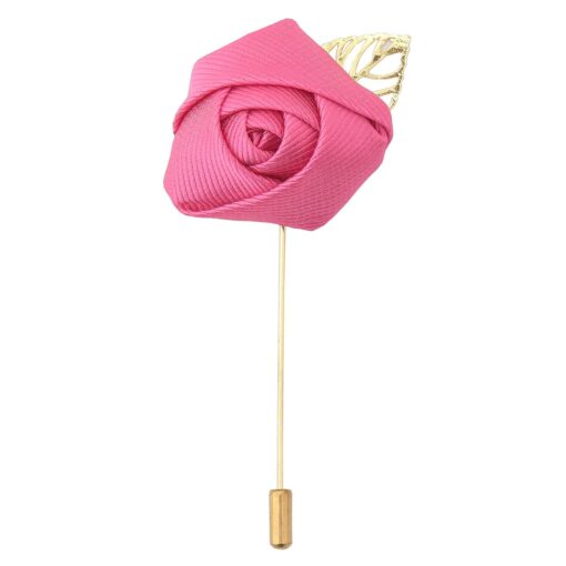 White Plain Twill Lapel Pin