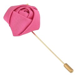 White Plain Twill Lapel Pin