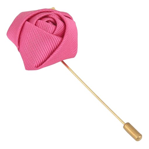 White Plain Twill Lapel Pin