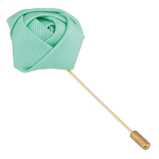 White Plain Twill Lapel Pin