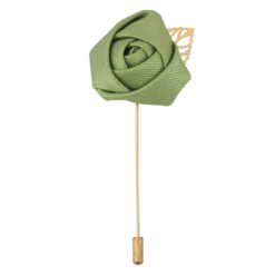 White Plain Twill Lapel Pin