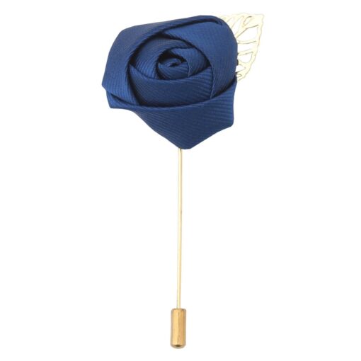 White Plain Twill Lapel Pin