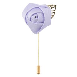 White Plain Twill Lapel Pin