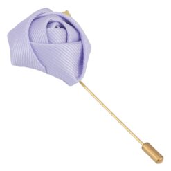 White Plain Twill Lapel Pin