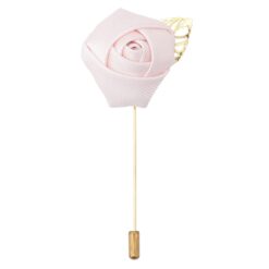 White Plain Twill Lapel Pin
