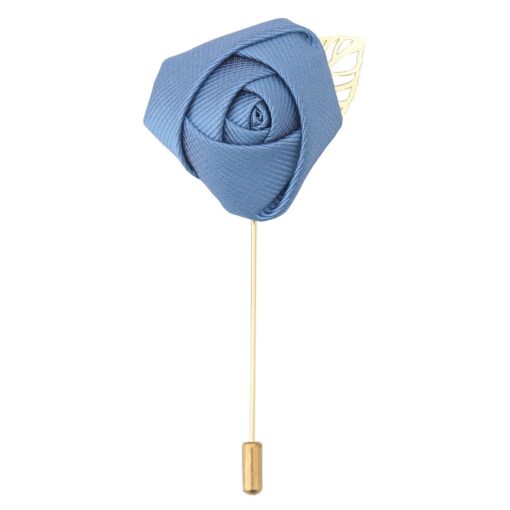 White Plain Twill Lapel Pin