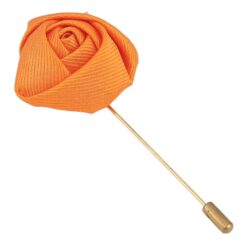 White Plain Twill Lapel Pin