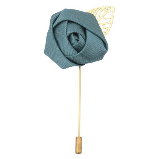 White Plain Twill Lapel Pin