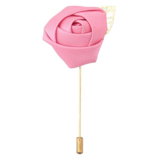 White Plain Twill Lapel Pin