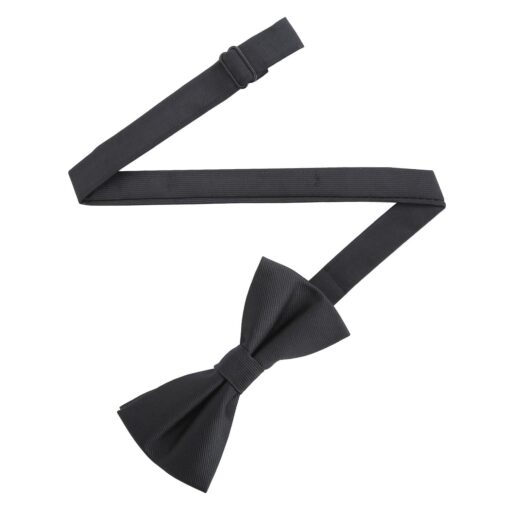 Black Plain Twill Tie 5pc Gift Box Set
