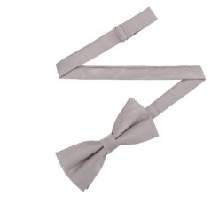 Desert Taupe Plain Twill Pre-Tied Bow Tie