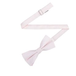 Pink Champagne Plain Twill Pre-Tied Bow Tie