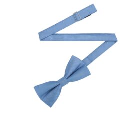 Stormy Weather Plain Twill Pre-Tied Bow Tie
