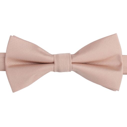 Toasted Almond Plain Twill Pre-Tied Bow Tie