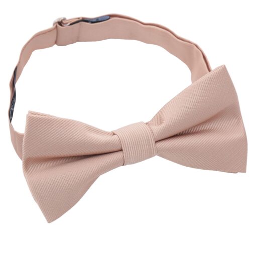 Toasted Almond Plain Twill Pre-Tied Bow Tie