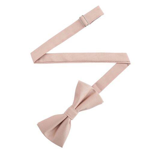 Toasted Almond Plain Twill Pre-Tied Bow Tie