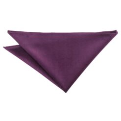 Grey Velvet Pocket Square