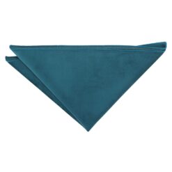 Grey Velvet Pocket Square