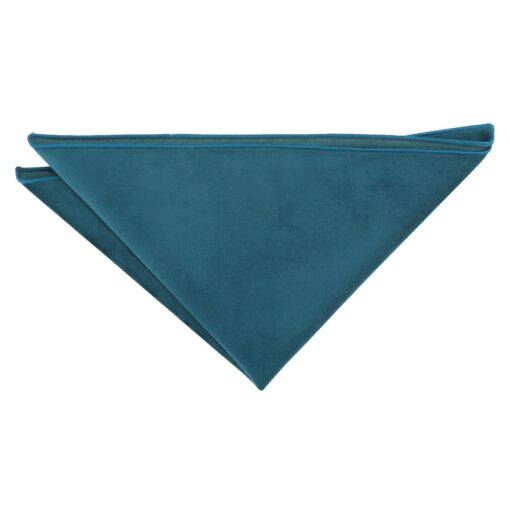 Grey Velvet Pocket Square